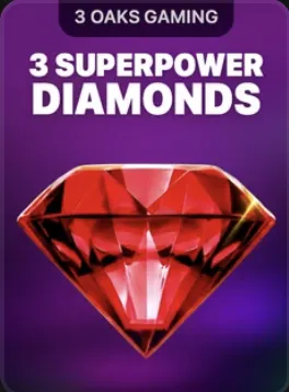 3 Superpower Diamonds slot at Homebet88win